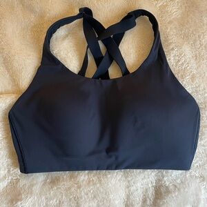 Lululemon Athletica Navy Energy High Support Sports Bra